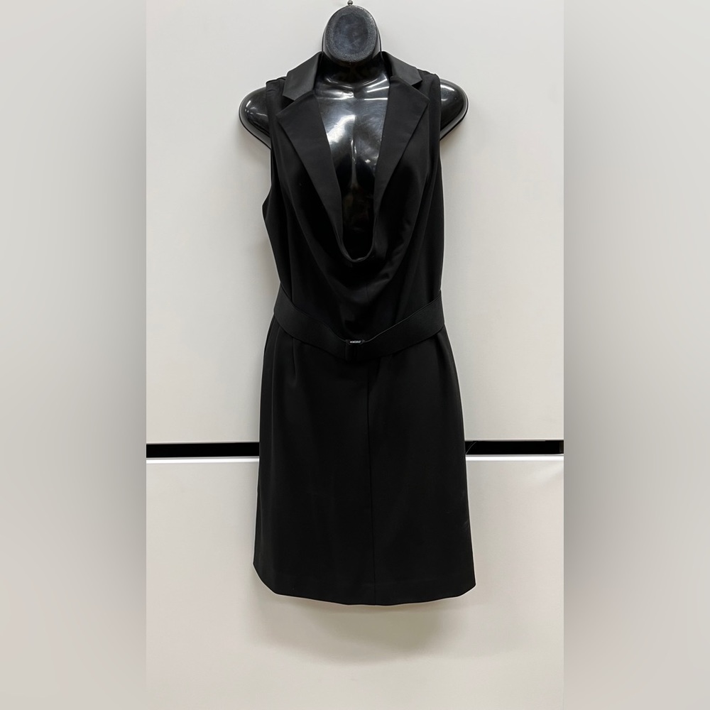 BCBGMaxAzaria Black Belted Mini Dress, Size 4